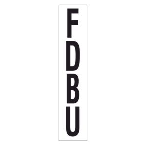BIC code - FDBU - Verticaal